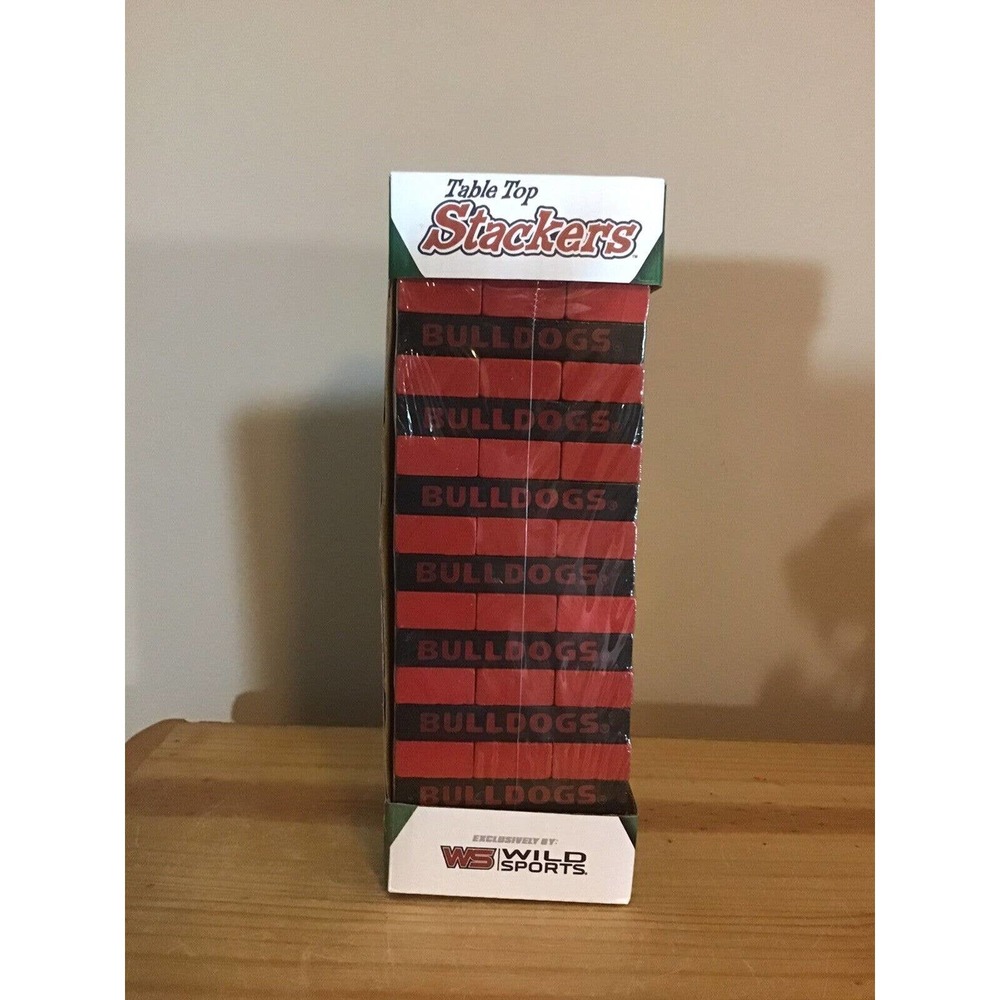 Wild Sports NCAA College Table Top Desk Stackers Game ~ Georgia Bulldogs NIB
